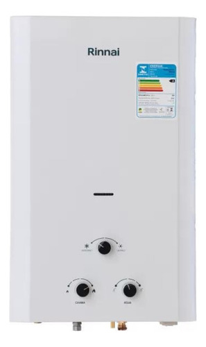 Aquecedor Rinnai Mecânico À Gás M200 Glp 20 Litros A Pilha Cor Branco