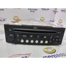 Rádio Do Som Citroen C4 2009 96649345xt Original