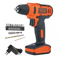 Parafusadeira Furadeira Bat 3/8 Bivolt Ld12s Black+decker