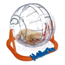 Globo Acrílico C/ Suporte Para Hamster Plast Pet Pequeno - P