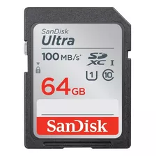 Cartão De Memória Sandisk Sdsdunr-064g-gn3in Ultra 64gb