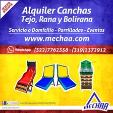 Alquiler Canchas Mini Tejo Rana Boliranas Eventos