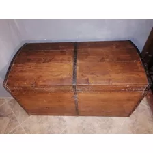 Baúl Antiguo De Madera 