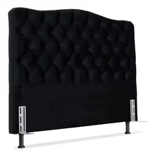 Cabeceira De Cama Box (viúva) 128cm Tecido Suede Veludo 