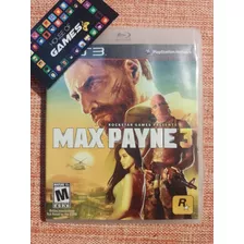 Max Payne 3 Ps3 Midia Física Usado 