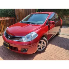 Nissan Tiida Automático Sedan 2014 Rojo