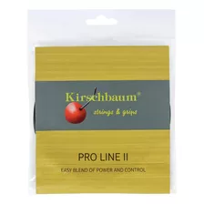Corda Kirschbaum Pro Line 2, 16 Litros, 1,30 Mm, Set Individual, Color Negro