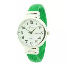 Reloj Mujer Eikon 1965lz Cuarzo 30mm Pulso Verde