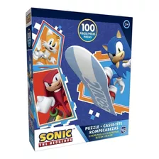 Rompecabezas Sonic The Hedgehod De 48 A 100 Piezas