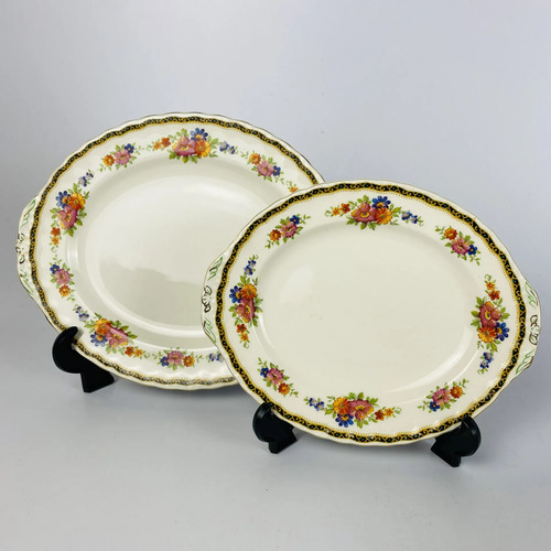 Jogo Jantar Grindley Versailles Inglês 18 Peças Vintage Branco Florido 4