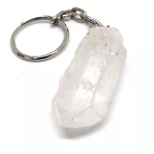 Llavero Piedra Cristal Cuarzo Purificador Energia