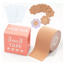 Cinta Levanta Busto Boob Tape Color Beige Claro 5m