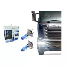 Kit Par Lâmpadas Super Branca 8500k H7 70w 24v P/ Caminhões