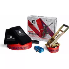 Kit Cuerda Cinta Equilibrio Slackline Rebote Profesional Tru