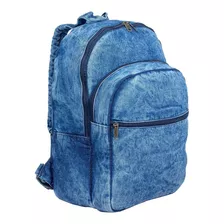 Mochila Jeans Escolar Trabalho Resistente Oferta Imperdível