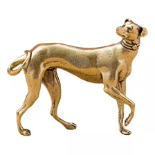 Estatueta De Cachorro De Latão, Ornamento Pequeno De Mesa