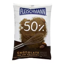 Chocolate Em Pó 50% Cacau Fleischmann 1kg Gran Finale