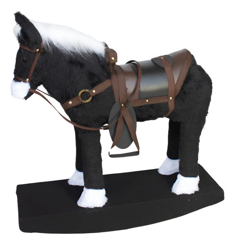 Cavalinho Balanço Exclusivo Brinquedo Pelucia Naga 1 -3 Anos