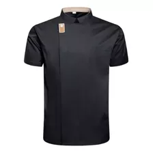 Chamarra Chef Hombres Y Mujeres, Camisa Cocinero Manga Corta