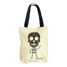 By Mexico Totebag Bolsa Calavera