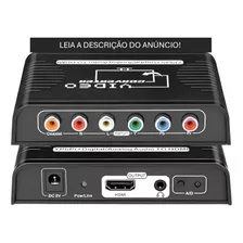 Conversor Adaptador Video Componente Rca Y Pb Pr Para Hdmi 