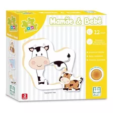 Brinquedo Jogo Educativo Infantil Mamãe Bebê Coleção Be A Bá