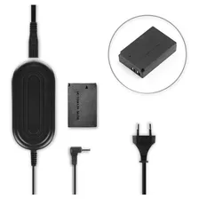 Adaptador Ca Ack-e12 Com Acoplador De Bateria Lp-e12 Para Ca Cor Preto