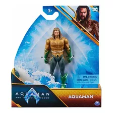 Boneco Aquaman 10cm Com Acessórios - Filme Aquaman 2