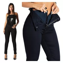 Calça Jeans Sawary Alta Super Lipo+cinta Modeladora C Lycra 