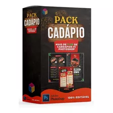 Pack + De 7gb De Artes Editáveis Cardápios Em Psd + Bônus