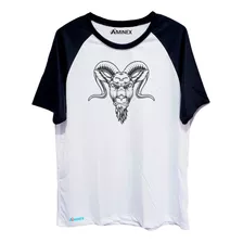 Camiseta Camisa Confortável Bad Horn Ótimo Caimento Raglan