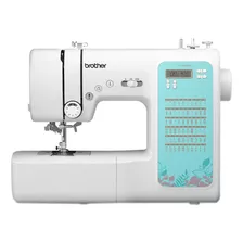 Máquina De Coser Recta Brother Cs6000xl Portable Blanca Y Celeste 110v/220v