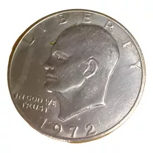 Moeda De 1 Dolar Dos Estados Unidos Dos Anos 1970 - 3,7 Cm 