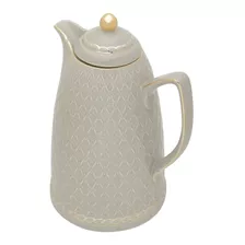 Garrafa Térmica 900ml Para Café De Porcelana Renda Wolff