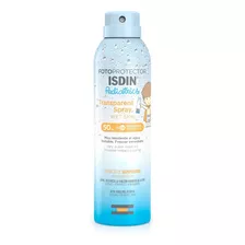 Protector Isdin Transparent Spray Wet Skin Pediatrics Spf 50
