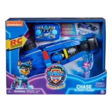 Paw Patrol La Superpelícula, Coche Por Control Remoto Chase Color Azul