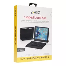 Teclado Zagg Rugged Book Para iPad Air 2 Pro 9.7 Backlit