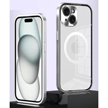 Case Luxo Metal Alumínio Para iPhone 12 13 14 15 Pro Pro Max