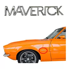 Emblemas Maverick Paralama Ferro Parafusado Premium (02 Un)