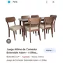 Segunda imagen para búsqueda de comedor cic extensible 6 silla