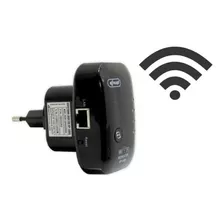 Repetidor Wi-fi De Sinal Wireless 300mbps Rj45 Kp-3005 Cor Preto