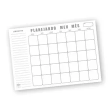 Planner De Mesa A3 Atemporal Layout Basic Escritório 12 Fls