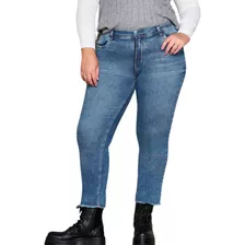 Jeans Mom Cenitho Mujer Elastizado Tiro Alto Talles Grandes