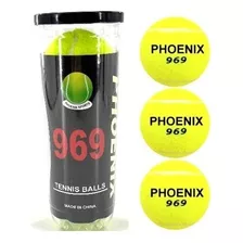 Pelotas De Tenis Profesional Phoenix 969 (3 Unidades)