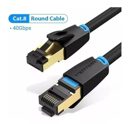 Cable Red Ethernet Rj45. Vention 1,5 Mts. Cat8 Sftp 40gbps