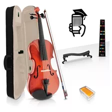 Violin 3/4 Laminado Estudiante Divarius Natural Briilo 