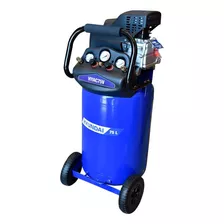 Compresor De Aire Hyundai 75lt 2hp Tanque Vertical Hyac75v Color Azul Frecuencia 60 Hz