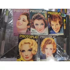 Lote De 5 Postales De Antiguas Artistas- Photoplay-157