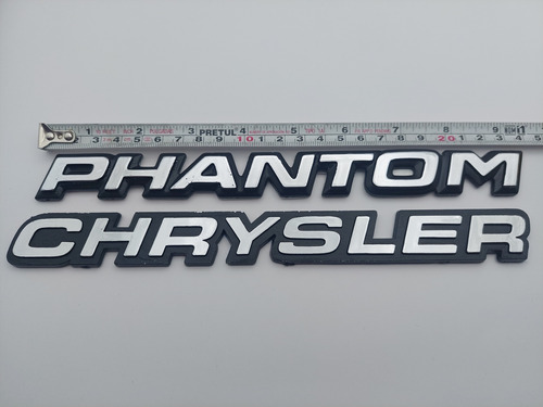 Emblemas Chrysler Phantom Cromados  Foto 3