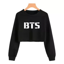 Sudadera Corta Bts + Sticker Gratis